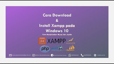 Cara Download dan Install XAMPP pada Windows #mysql #mariaDB