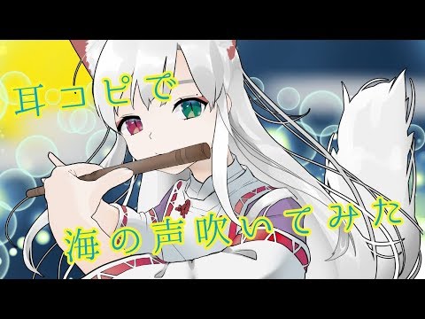 【耳コピ】篠笛で海の声吹いてみた【平成VCD参加動画】