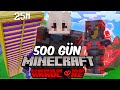 Minecraft Hardcore'da 500 Gün Hayatta Kaldım..! (TÜM HİKAYE)