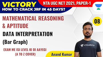 NTA UGC NET 2021 | Mathematical Reasoning & Aptitude by Anand Kumar | Data Interpretation(Bar Graph)