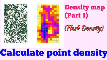 Calculate Point Density - Map preparation Part 1 2017