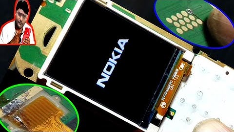 Nokia 1010 display light solution l model TA-1010 display light jumper