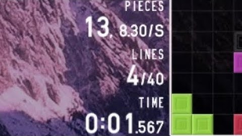 Tetris/Quad 8.30 PPS (old video)