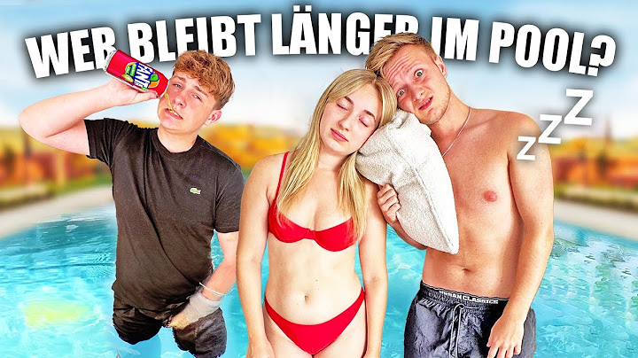 Wer zuletzt den Pool verlässt, gewinnt 😱 (um 500 Euro)