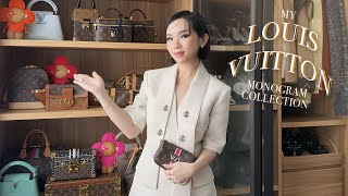 MY LOUIS VUITTON MONOGRAM HANDBAG COLLECTION 2024: REVIEW, WHAT FITS, MOD SHOTS | WILLABELLE ONG