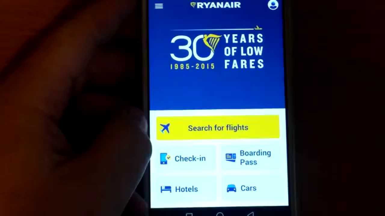 Wie kann ich mich bei der ryanair app ausloggen