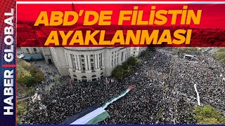 ABD'de Filistin Ayaklanması! Her Yerde Müdahale Başladı