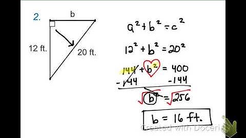 11.3 The Pythagorean Theorem