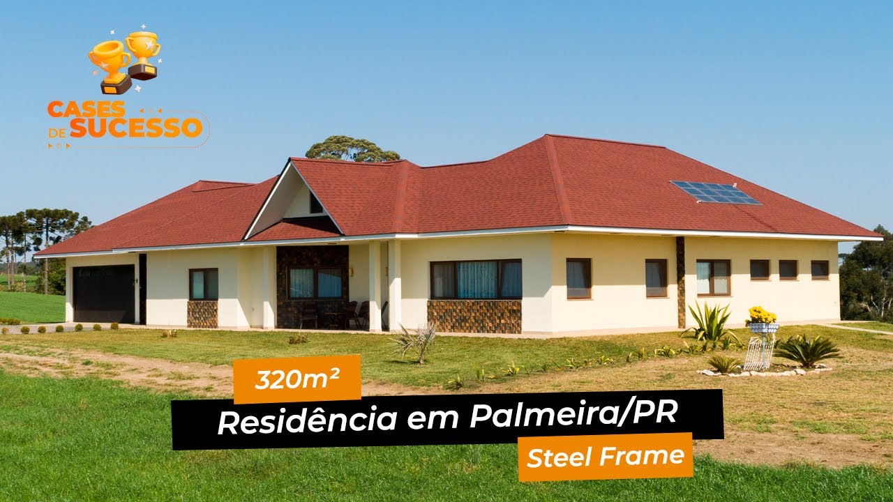 Casa de Campo em Steel Frame: Elegância, Eficiência e Inovação