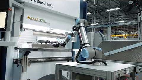 Universal Robot Press Brake Tending Solution by Olympus Technologies