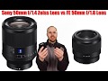 Sony FE 50mm f/1.8 Lens vs FE 50mm f/1.4 Zeiss Lens Review - $250 vs $1500??