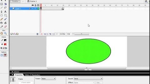 Flash Tutorial : How to change color with shape tween