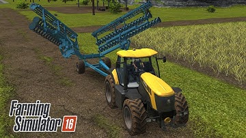 Farming Simulator 16 - Free Update adds JCB Fastrac 8310 and Lemken Heliodor Gigant