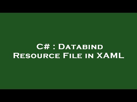 C# : Databind