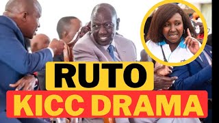 Ruto KICC Tension as Gladys Shollei ARROGANT Conduct during Katiba Event Chokes- Mutunga Boycotts