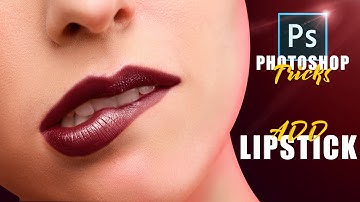 How to Create Realistic Lipstick in Photoshop in 1 min ?! Part 1