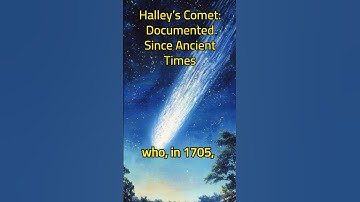 Halley’s Comet Documented Since Ancient Times #spaceexploration #comet  #spacefacts #stargazing