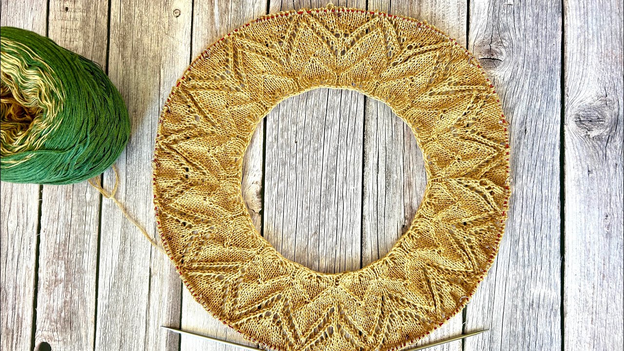 Sommershirt mit Lochmuster stricken - Teil 1 