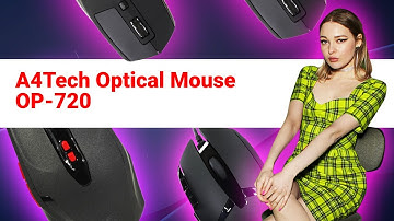 НИКС Компьютерный Супермаркет: видео про Проводная Мышь A4Tech Optical Mouse OP-720 Серебристый