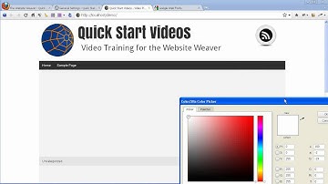 3. Website Weaver - Title and Tagline - WYSIWYG WordPress Theme Editor