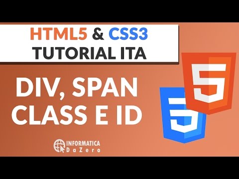 Video: Cos'è lo span in html?