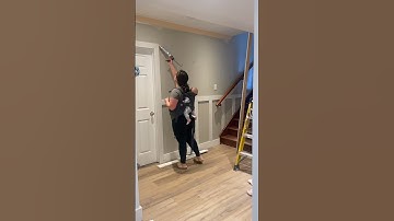 Board and Batten anyone? #boardandbatten #trimwork #carpentry #womenintrades