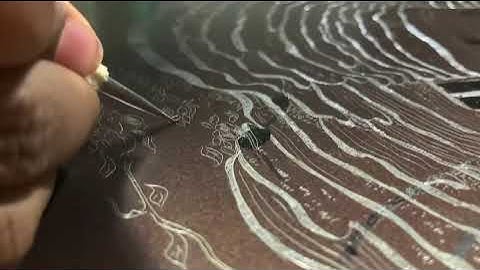 Printmaking-Line Drawing on Zinc Plate (Etching)