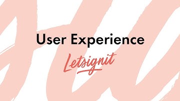The Letsignit User Experience
