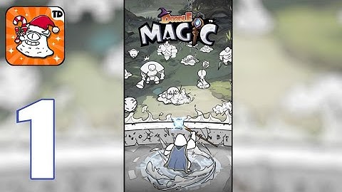 Doodle Magic TD: Wizard vs Slime - Stage 1 - Gameplay Walkthrough Part 1 (Android)