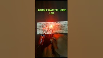 Toggle Switch using LED