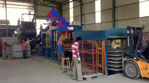 QT10-15 automatic cement brick making machine