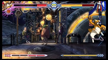 BBCF Jubei 7k corner punish combo (no install)