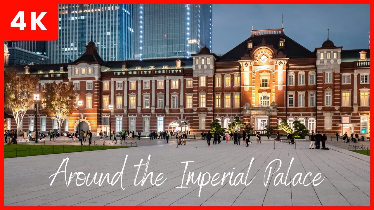 4K HDR Tokyo Imperial Palace Morning Walk - January 2026 | Japan POV Walking Tour