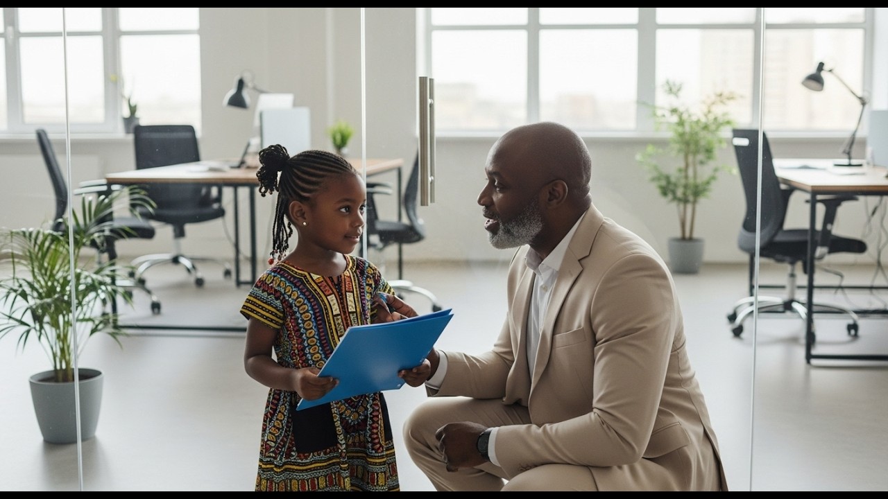 Little Girl Shows Up for Her Mom’s Interview—The Millionaire CEO Never Expected This Bravery