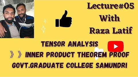 State and Prove Inner Product Theorem in Tensor Analysis With Raza Latif