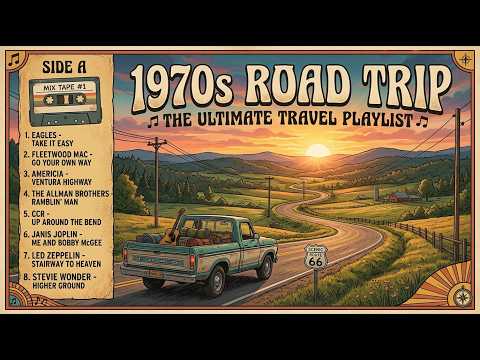 70s Road Trip Playlist | Open Highway Nostalgia | Classic Hits