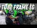 Honda EG Drag Setup – Tube Frame & Potong Chassis 🔥