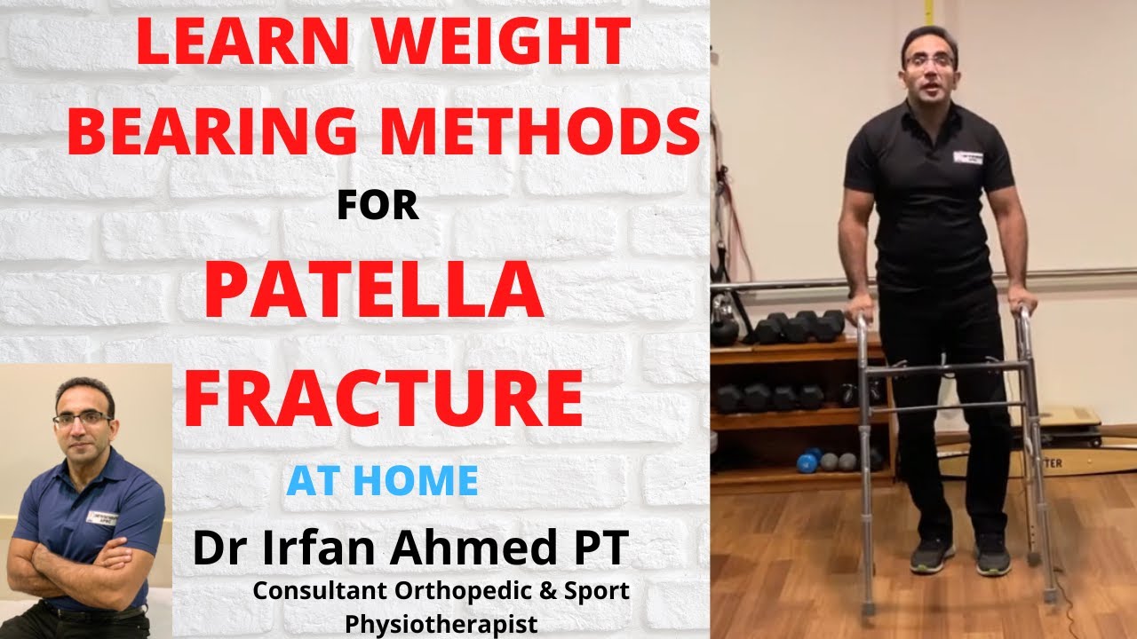 How To Use Walker After Patella Or Knee Fractures At Home Weight