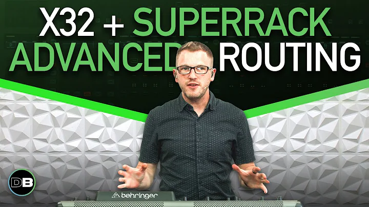 Advanced Routing Techniques for Waves SuperRack Performer and the Behringer X32