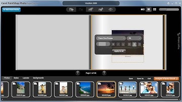 Photobook Creation - PaintShop Photo Pro X3