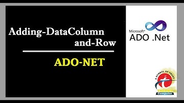 ADO-NET Adding-Data Column-and-Row
