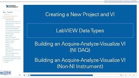 LabVIEW NXG Core 1: 6 CREATING YOUR FIRST APPLICATION
