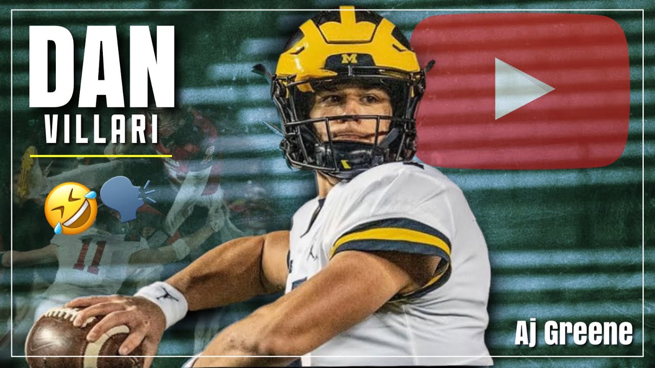 UNIVERSITY OF MICHIGAN QB DAN VILLARI HIGH SCHOOL HIGHLIGHTS ARE INSANE!