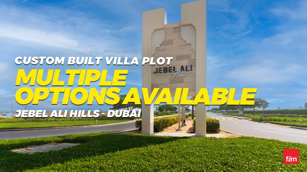 Custom Built Villa Plot in Jebel Ali Hills - Dubai