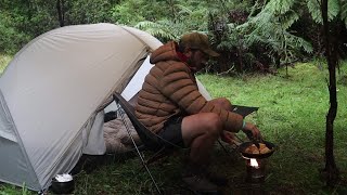 Tent Camping in Heavy Rain - 3FUL Tent