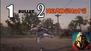 1 Bullet 2 kills 2 Headshots. Amazing shot on enemies spawning GetYaAZzKicked