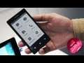 MWC 2013: удивительный E-Ink смартфон (English subtitles)