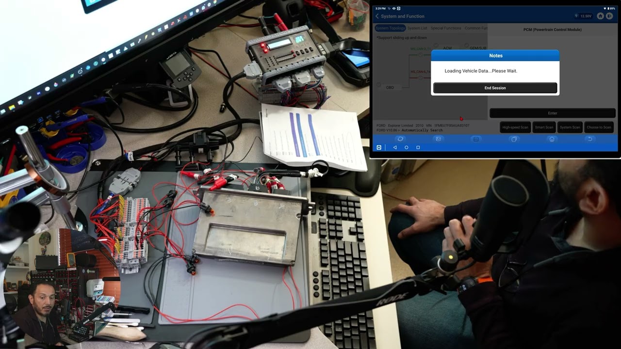 10 Ford Explorer PCM тест DTC P0443 P0645 P0053-54-59 Карлос С. из Калифорнии. www.maicsalazardia...