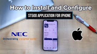 How to Install and Configure NEC ST500 App for iOS screenshot 1