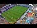 Zeitraffer-Video vom Erzgebirgsstadion - Bauphase 2 in Süd-West-Ansicht